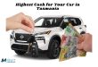 Highest Cash for Your Car in Tasmania