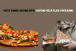 Taste Comes Second With Custom Pizza Slice Packaging